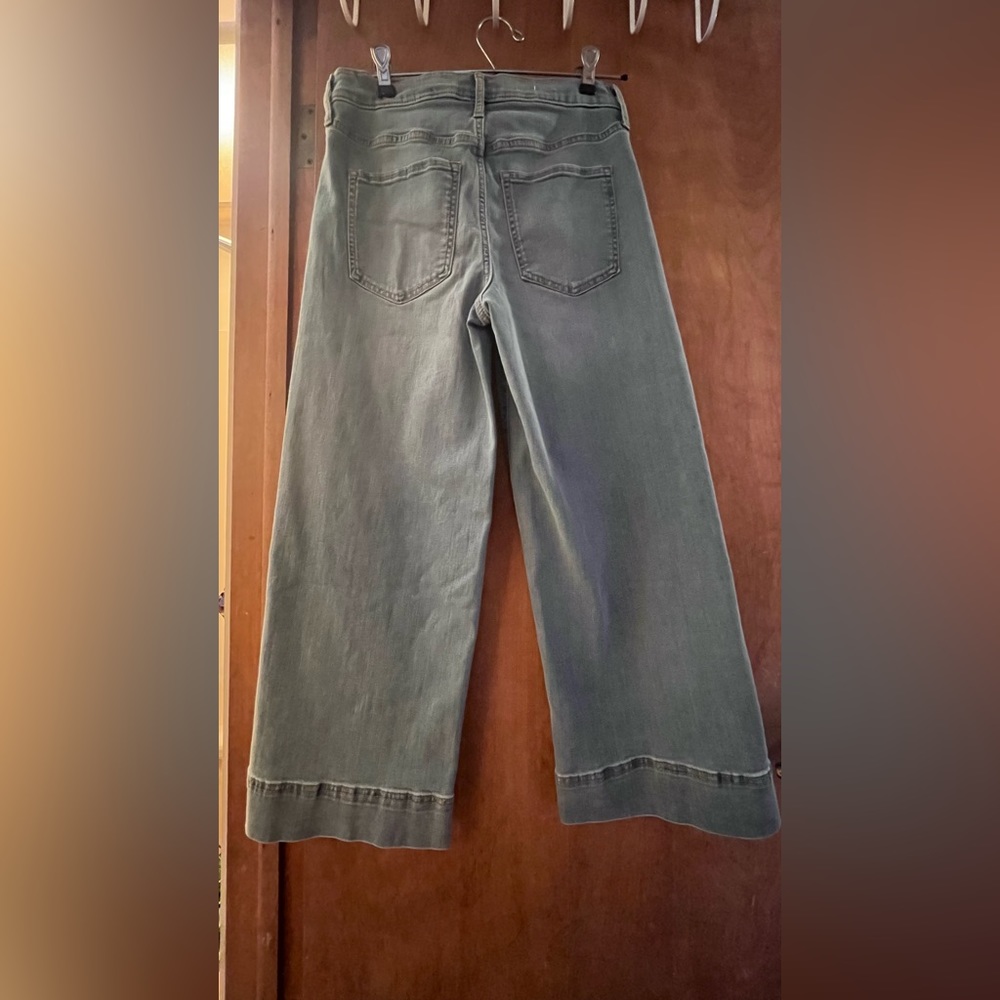 Banana Republic wide leg crop jeans